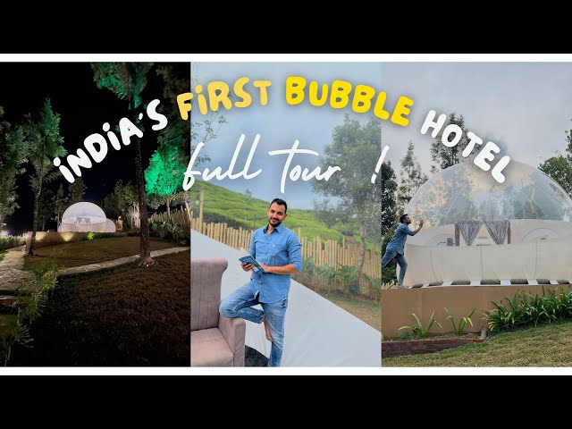 This is NOT Europe, this is India! Staying in India's FIRST Bubble Hotel | Full experience