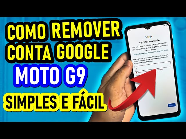 Como Remover Conta Google no Moto G9 - Método Rápido e Fácil