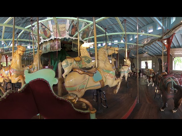 Dentzel Menagerie Carousel - Ontario Beach Park: 360 Video