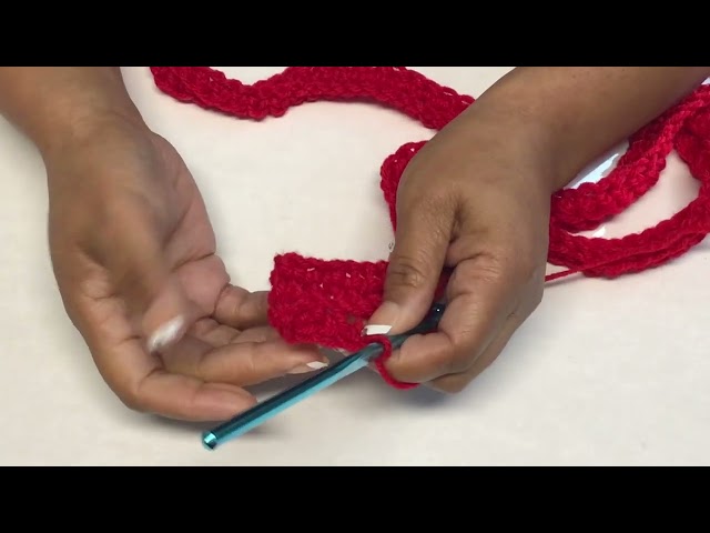 How to Crochet A Quick and Easy Red Scarf for Men and Women/ Begginers