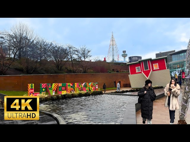 Liverpool Walking Tour, UK 2025 🇬🇧🔴Home of The Beatles [4K HD]