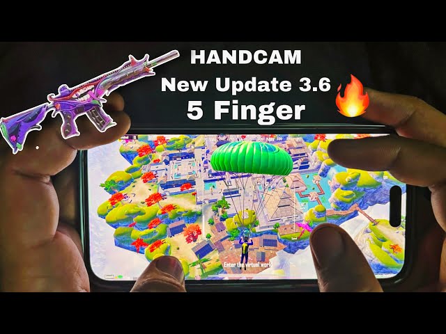 New Best HANDCAM Gameplay | New Update 3.6 | 5 Finger Handcam Bgmi Gameplay