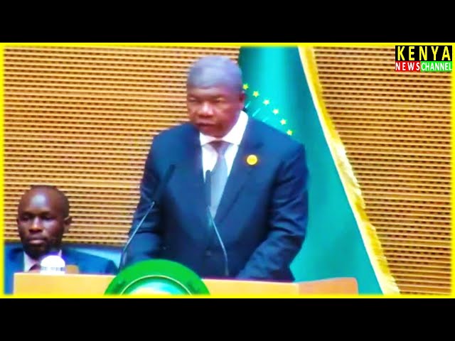 New AU Chairperson João Lourenço speaks at African Union Summit