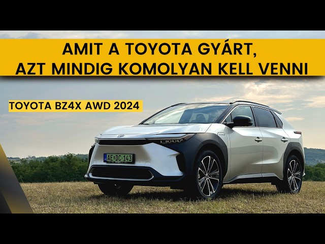 Toyota BZ4X AWD 2024 - Forma fura, de meg fogod szokni. DRIVEN teszt