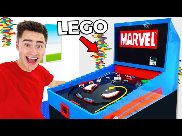 I Built a GIANT LEGO Pinball Machine!