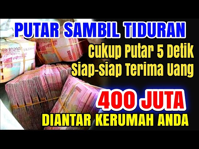 PUTAR SAMBIL TIDURAN ✅ UANG DATANG SENDIRI KERUMAH ANDA MELALUI MALAIKAT mikail ~ Doa pembuka rezeki