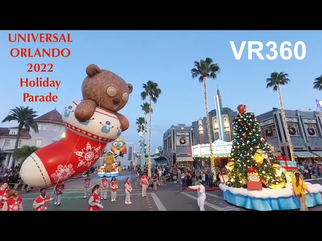 2022 Holiday Parade ft. Macy's VR360 Universal Orlando