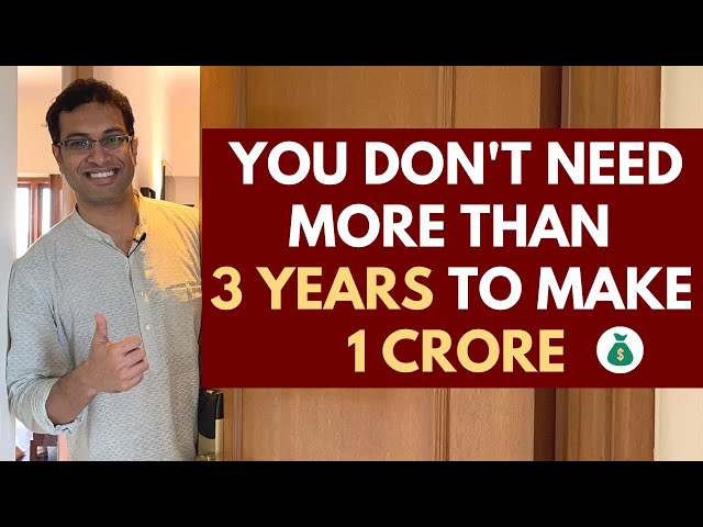 5 simple rules to make Rs 1 Crore in 3 years