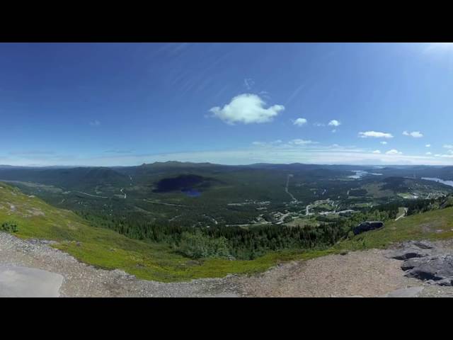 Experience the Amazing Sweden in HD 360° VR - Funäsdalen Ski Mountain Video