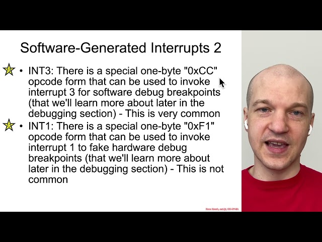 Interrupts - Software Interrupt Instructions