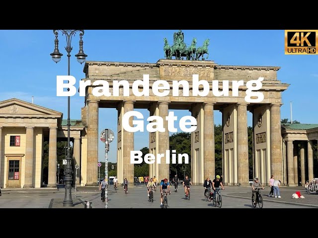 Walk towards Brandenburg Gate, Berlin, Germany🇩🇪|18th Century monument| [4K HDR]