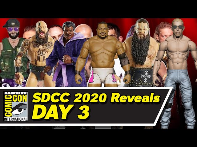 SDCC 2020 WWE Mattel, AEW & MWFP Reveals - Day 3