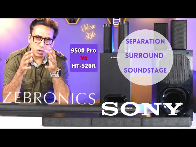 Best Soundbar in India 2022 ⚡ Sony S20R vs Zebronics 9500 Pro ⚡ Best 5.1 Channel Soundbar