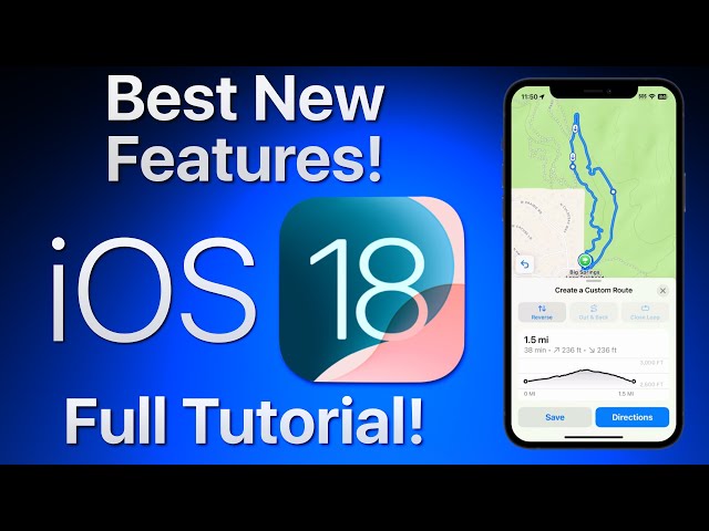 iOS 18 Tutorial - All the NEW features you should know!