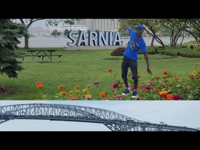 Family Day Trip To Sarnia Waterfront ,Canada 🇨🇦 And USA 🇺🇸 Border!!! (Must Watch) #sarniaontario