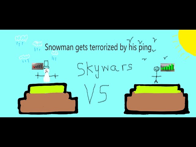 Average Snowman's Skywars Experience Ft.Ashswag's Internet