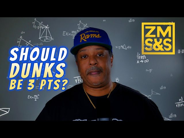 Should Dunks Be Three Pointers? #shorts #shortsfeed #shortsvideo