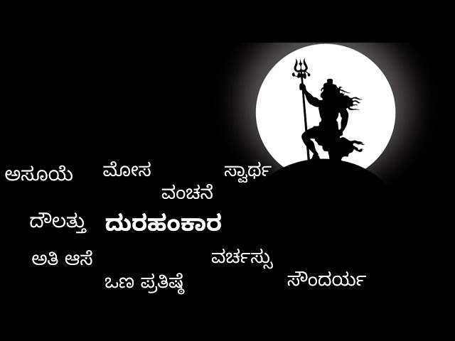 Lord shiva whatsApp status/kannada/human is nothing in front of god/#youtube #whatsappstatus