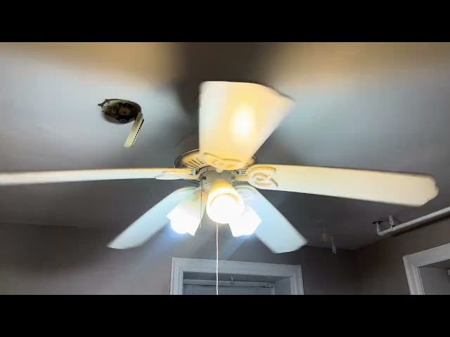 Hampton Bay Huntington II ceiling fan: new on/off switch