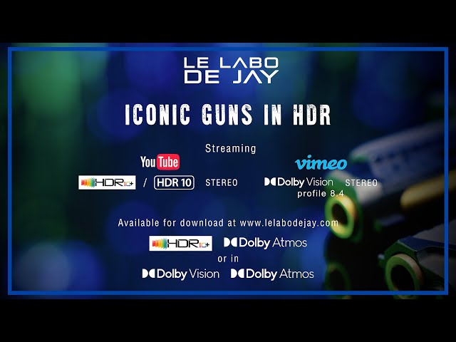 The Most Iconic Movies Guns! in Dolby Vision & Atmos [HDR edition!]