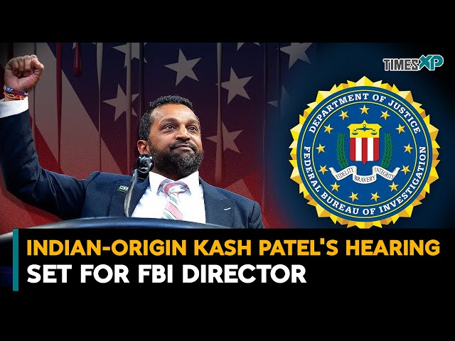 Indian-Origin Kash Patel's Hearing Confirmed to Become FBI Director