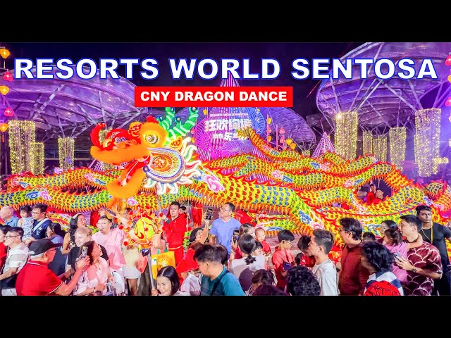 Resorts World Sentosa Dragon Dance | Singapore Chinese New Year 2025 | Starlit Dragon Spectacular🐉