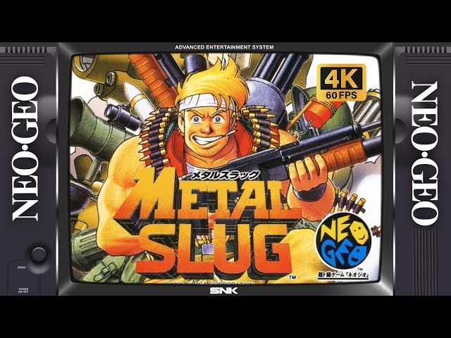 Metal Slug Super Vehicle - 001 (1cc) | Neo Geo AES (Real Hardware) [4K, 60FPS] Longplay