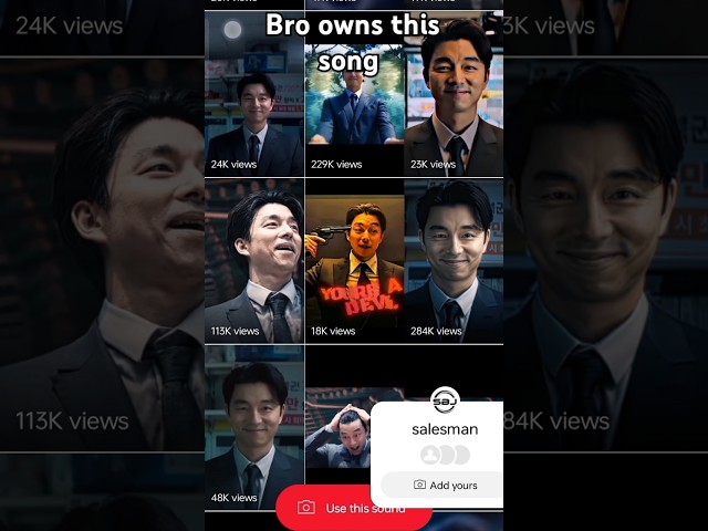 Bro owns this song | the salesman ( Gong yoo )