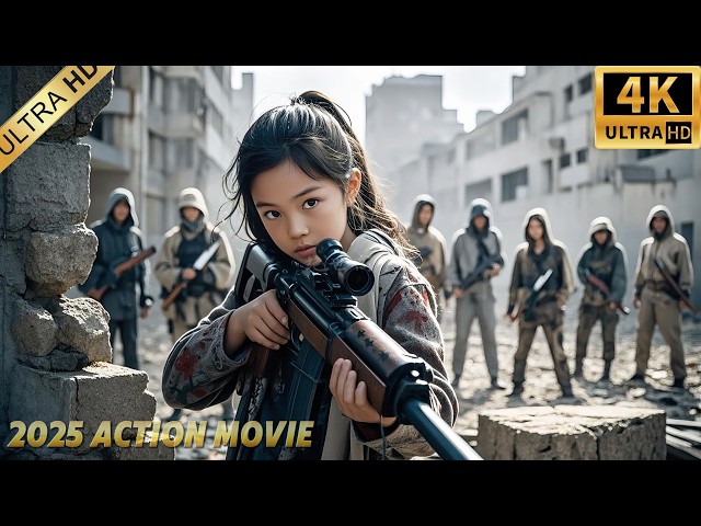 A little girl made her own pistol and wiped out the entire military camp #movie #kungfu