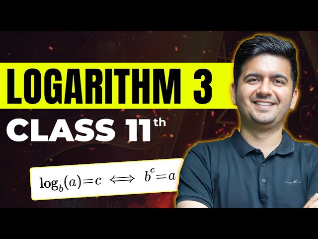 LOGARITHM #3  : Basic Mathematics | JEE 2026 | Class 11th