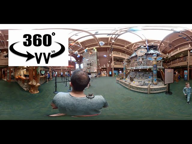 Great Wolf Lodge in Wisconsin Dells Lobby Tour VR 360