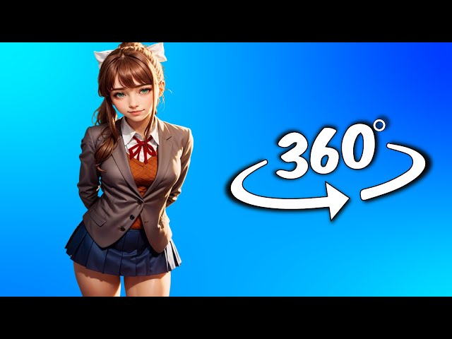 Monika 360° 3D Anmation DDLC | 360 monika dance