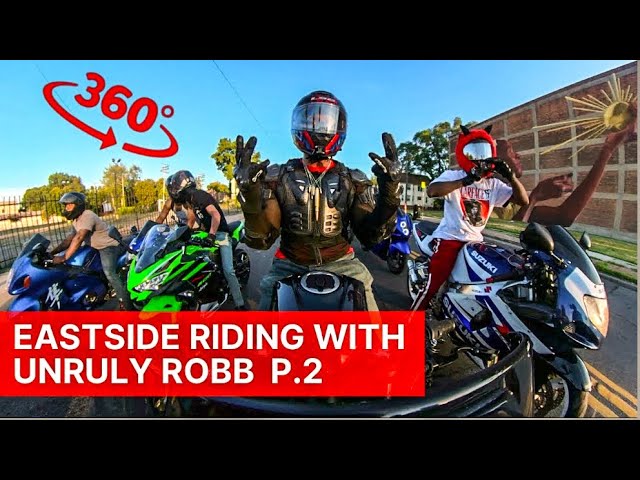 360° Motorcycle Video - Eastside Riding With The Crew Part 2 | 4K 🏍💨