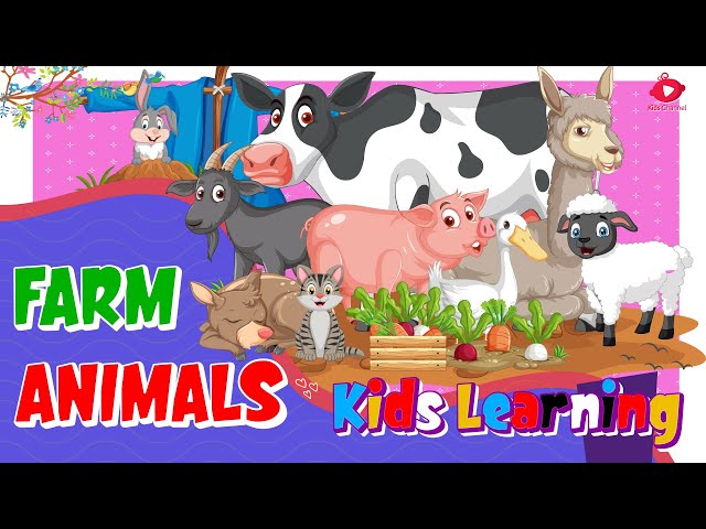 Farm Animals Names and Sounds for Kids