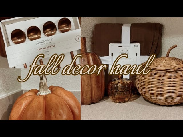 2024 FALL HAUL | HOBBY LOBBY | HOMEGOODS | TARGET FALL MAGNOLIA DECOR | THRIFTED DECOR