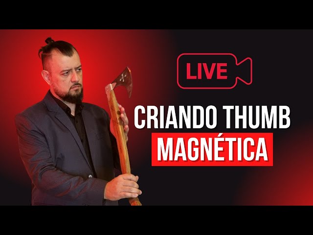 LIVE 02/03/23 - Criando THUMBs MAGNÉTICAS | Crescer no Youtube