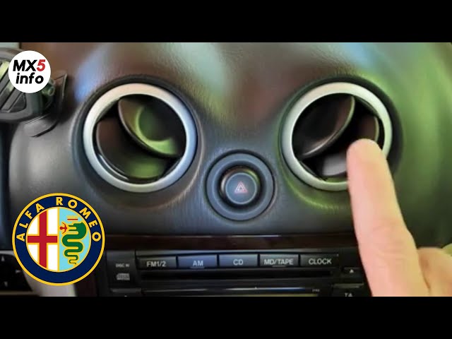 Alfa Romeo air vents for the Mazda Miata