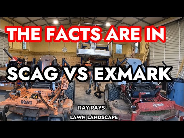 EXMARK/SCAG COMPARISON LIKE IT OR NOT -JUST FACTS