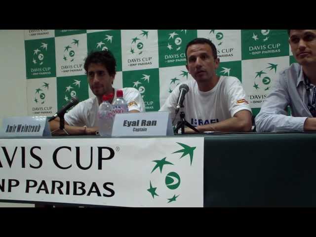 Davis Cup 2012 - Israel vs Portugal - 2nd rubber - Press conference with Amir Weintraub and Eyal Ran