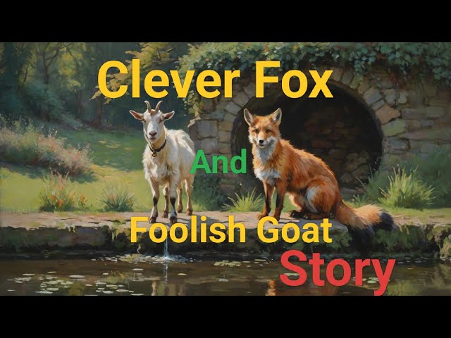 Clever Fox 🦊 And Foolish Goat 🐐, Bedtime stories for kids, bedtime stories, #cartoon #cartoonstory