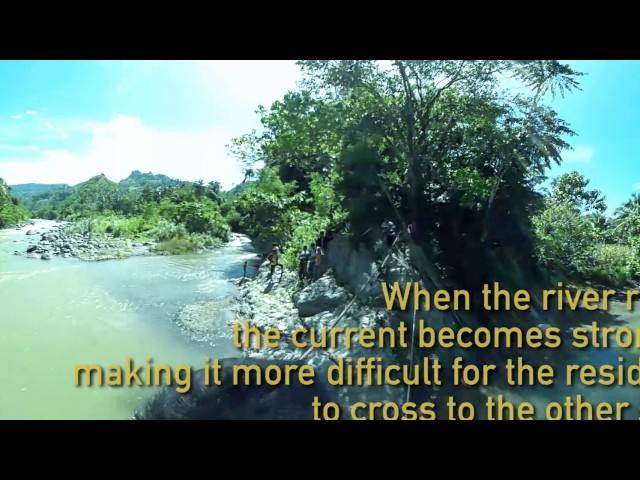 Hanging Bridge in Sitio Gut'm, Barangay Lanipao, Iligan CIty (360 Video)