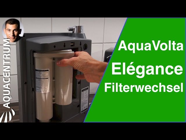 AquaVolta® Elégance | Filter change, filter change with water ionizers