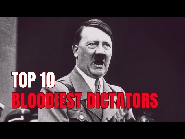 🔴 Top 10 Bloodiest Dictators in History 🔴