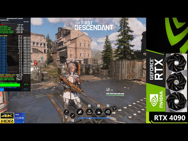 The First Descendant HDR10+ Ultra DLSS 4K | RTX 4090 | i9 13900K