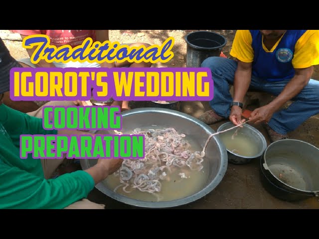 Igorot's Traditional Wedding Preparation in Palawan | Cooking all day all night in my Village!