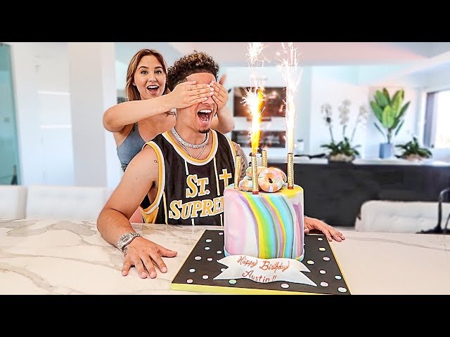 SURPRISING AUSTIN FOR HIS 28TH BIRTHDAY! **EMOTIONAL**