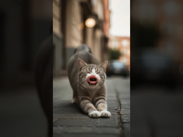 #DreamScreenAI Hilarious Cat 😺 #cats #animals #funny #aivideo