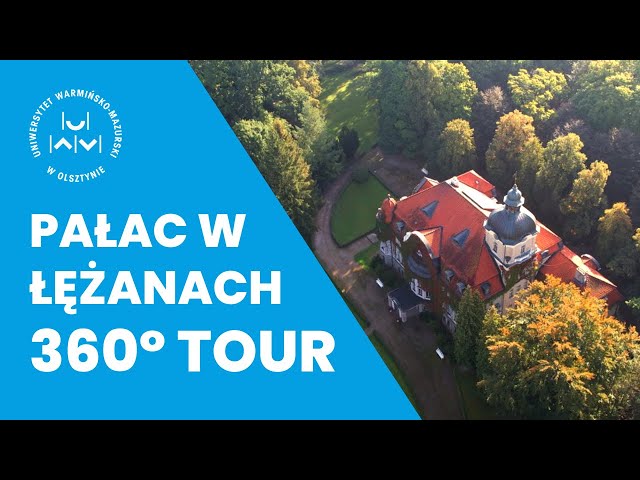 Wycieczka 360º po pałacu w Łężanach