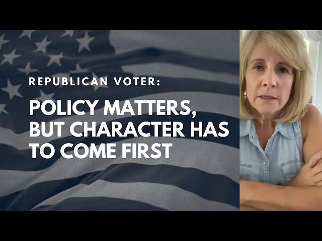 Nancy, a lifelong Republican, will be voting for a Democrat for the first time ever to end Trumpism.