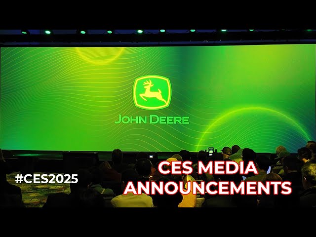 John Deere CES 2025 Media: 4 HUGE Autonomous Vehicles Revealed! Future of Farming & Construction